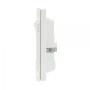 Crystal PG 13A DP Double Plug Socket with Switch White