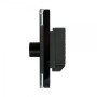Crystal PG Rotary Intelligent LED Dimmer Switch 3G/2Way Black