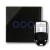 RTS2040 Touch & Remote Light Switch 3 Gang Black Glass