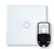 RTS2040 Touch & Remote Light Switch 1 Gang White Glass