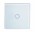 RTS2040W Wireless 2 Way Touch & Remote Light Switch 1 Gang White Glass