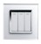 RTS2005 Mechanical Light Switch 3 gang White