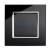 RTS2010 Touch Light Switch 1 Gang Black