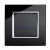 RTS2010 Touch Light Switch 2 Gang Black