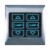 T2000 Metal Dimmer Touch & Remote Switch 2 Gang 2X 200W