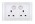 RTS2000 13A Double Plug Socket with switch White