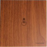 RTS1010 Touch Light Switch 1 Gang Wooden effect