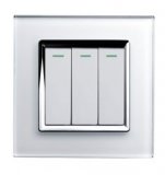 RTS2005 Mechanical Light Switch 3 gang White