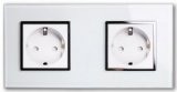 RTS2000 SHUKO Dual Double Plug Socket White