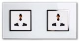 RTS2000 13A Dual Double Multifunction Plug Socket White
