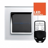 RTS2020DL LED Dimmer Touch & Remote Light Switch 1 Gang White
