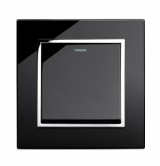 RTS2005 Mechanical Light Switch 1 gang Black