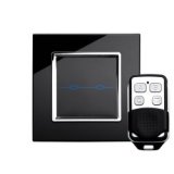 RTS2020 Touch & Remote Light Switch 2 Gang  Black