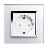 RTS2000 SHUKO Plug Socket White