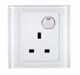 RTS2000 13A Single Plug Socket with switch White