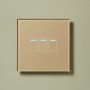 Crystal+ Touch on/off WIFI Switch 3G - Brass