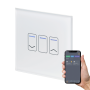 Crystal+ Touch Dimmer WIFI Switch 1G - White