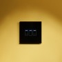 Crystal+ Touch Dimmer WIFI Switch 1G - Black