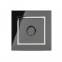 Crystal CT Rotary Intelligent LED Dimmer Switch 1G/2Way Black