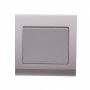 Simplicity Mechanical Light Switch 1 Gang Intermediate Mid Grey