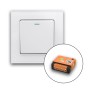 EnOcean Wireless Switch and NodOn Receiver Starter Kit - White PG
