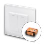 EnOcean Wireless Switch and NodOn Receiver Starter Kit - White PG