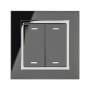 Retrotouch EnOcean Smart Switch - Black with Chrome Trim