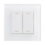 Retrotouch Friends of Hue Smart Switch - White Plain Glass