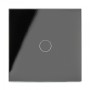 Crystal PG Wirefree Touch Light Switch 1 Gang Black