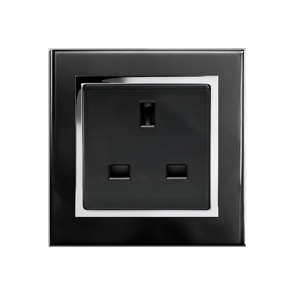 Singlre Socket Single Plug Sockets RetroTouch Light Switches & Plug Sockets