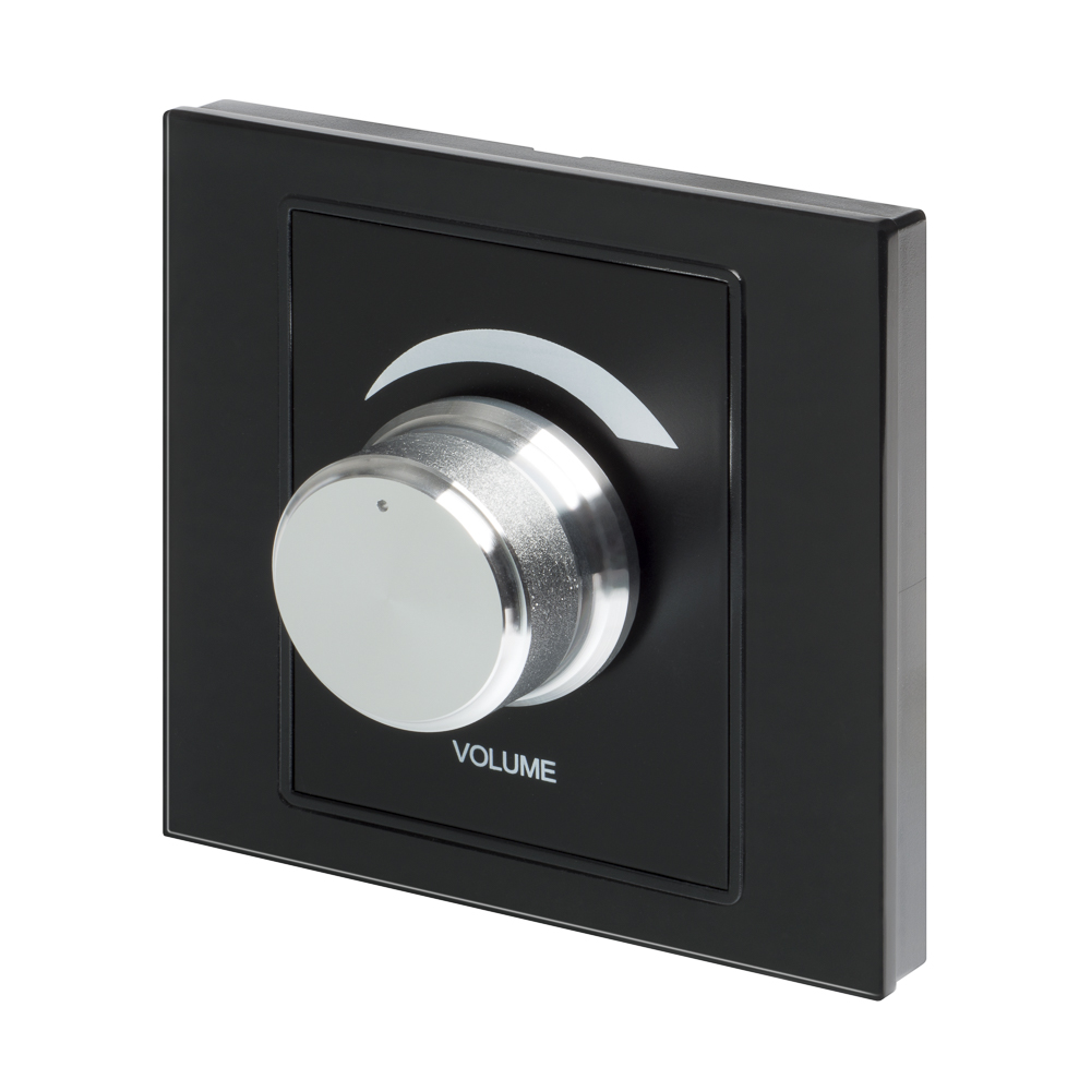 Boutique Volume Controller Black RetroTouch Light Switches & Plug Sockets