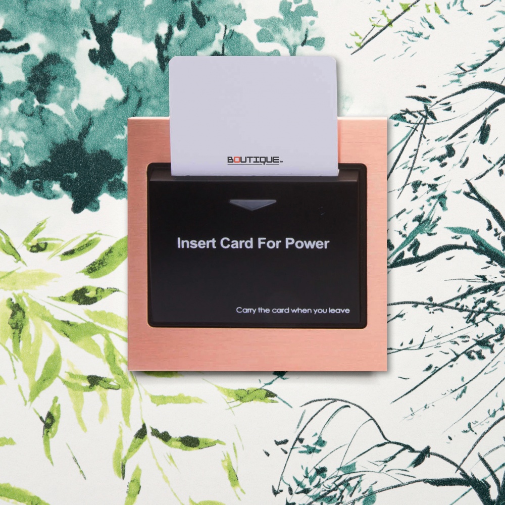 Energy Key Card Saver - Copper Metal RetroTouch Light Switches & Plug ...