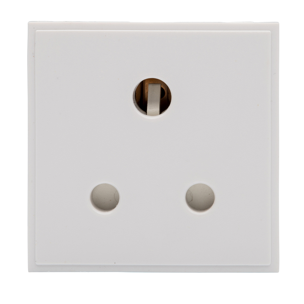 RT 15A Round Pin Socket (50mmx50mm) White RetroTouch Light Switches ...