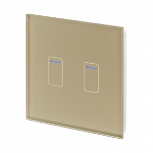 Touch Switch UT19T12 – Stepless Dimming With Memory, Blue LED Indicator, For 19mm/3/4" Mounting Hole, DC 6-24V 7A